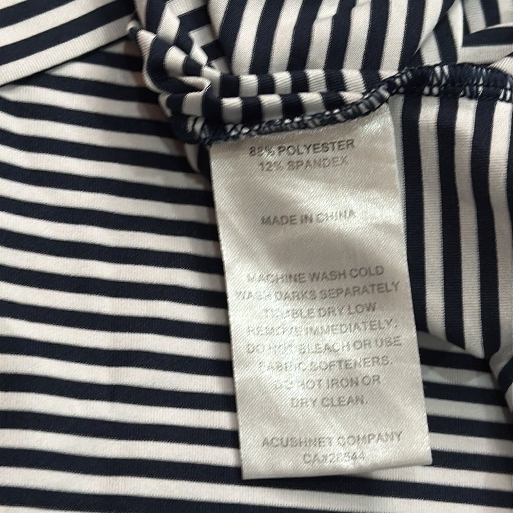 FootJoy FJ Men’s Golf Stretch Striped embroidered Logo Polo Shirt Size L - Picture 6 of 10
